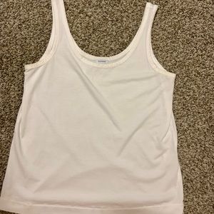 Cuyana Cotton Tank in White. Size small.